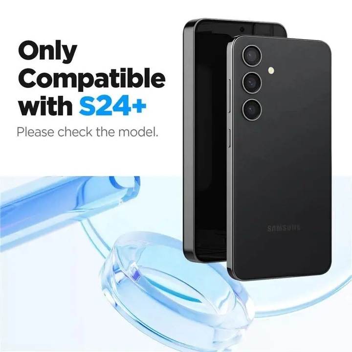 Стъклен Протектор за Samsung S24 Plus, Spigen EZ Fit Glass 2бр., Прозрачен