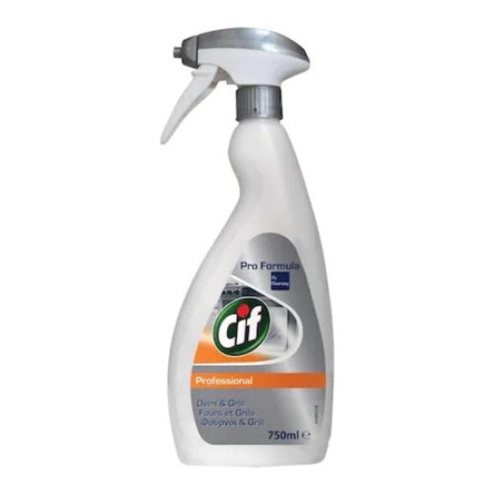 Solutie spray degresant cuptor-aragaz Cif Proffesional, 750 ml