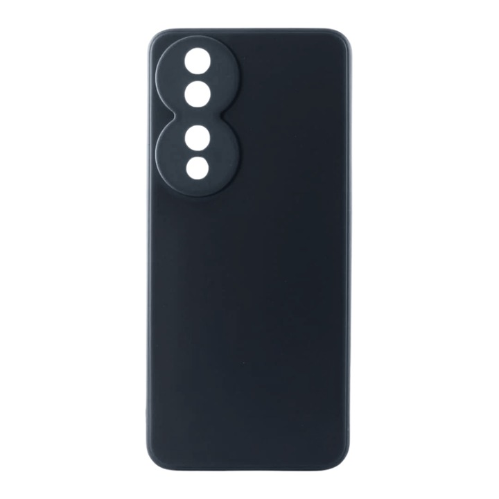 Szilikon hátlap tok, Forcell Matt Tpu, Honor 90 5G-hez, fekete