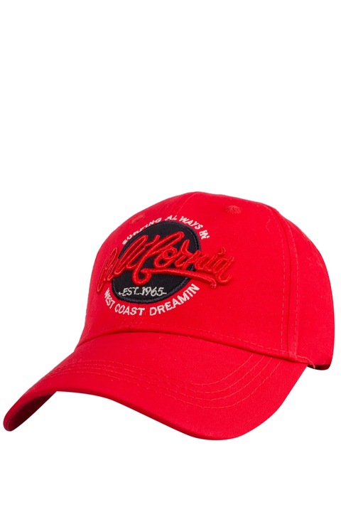 Sapca de baseball, Agrafka, model decorata, One-Size, Rosu, One-Size