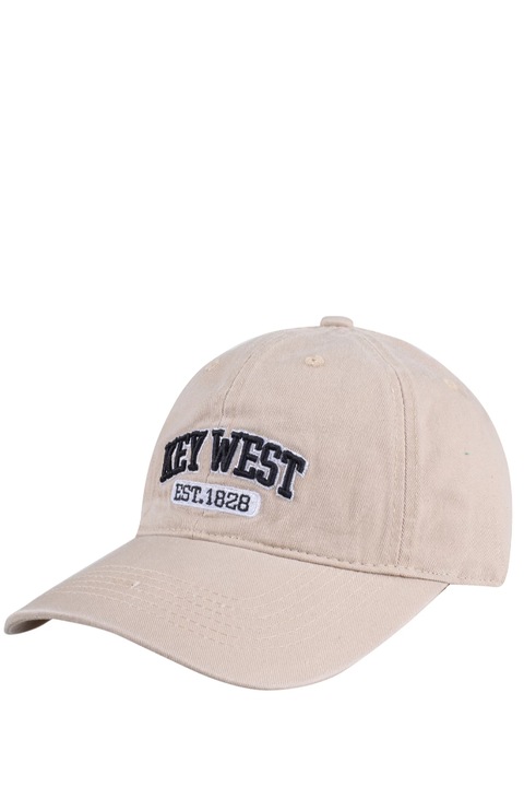 Sapca de baseball, Agrafka, model Bs-05, Text, din bumbac, Bej