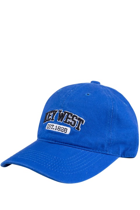 Sapca de baseball, Agrafka, model Bs-02, Text, din bumbac, Albastru