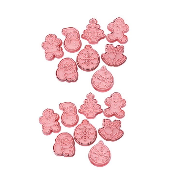 Matrite pentru prajituri de craciun (8 + 8 GRATIS) - Biscuity