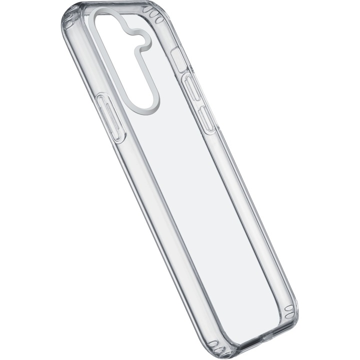 Предпазен калъф Cover Cellularline Hard Clear Duo за Samsung Galaxy S24, Прозрачен