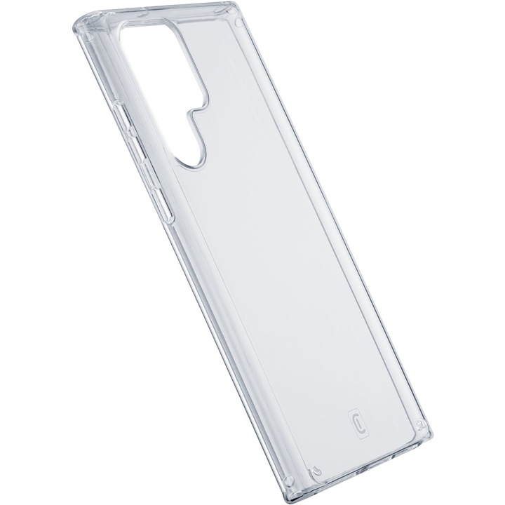 Предпазен калъф Cover Cellularline Hard Clear Duo за Samsung Galaxy S24 Ultra, Прозрачен