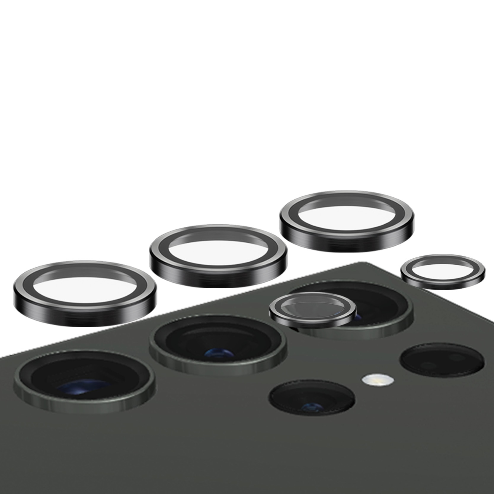 Folie Sticla Camera PanzerGlass Hoops pentru Samsung S24 Ultra
