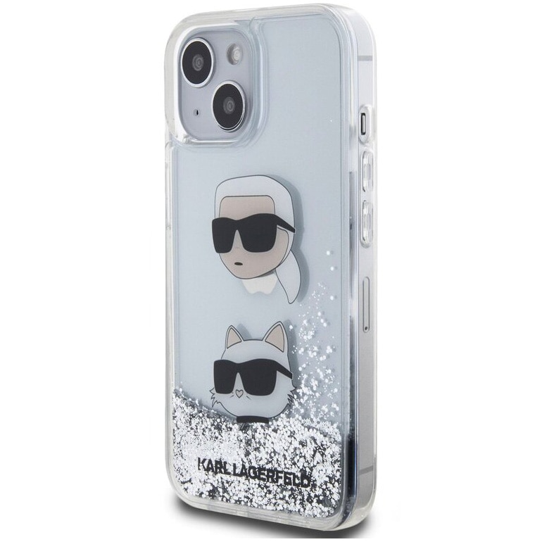 Husa de protectie Cover Karl Lagerfeld Liquid Glitter Karl and