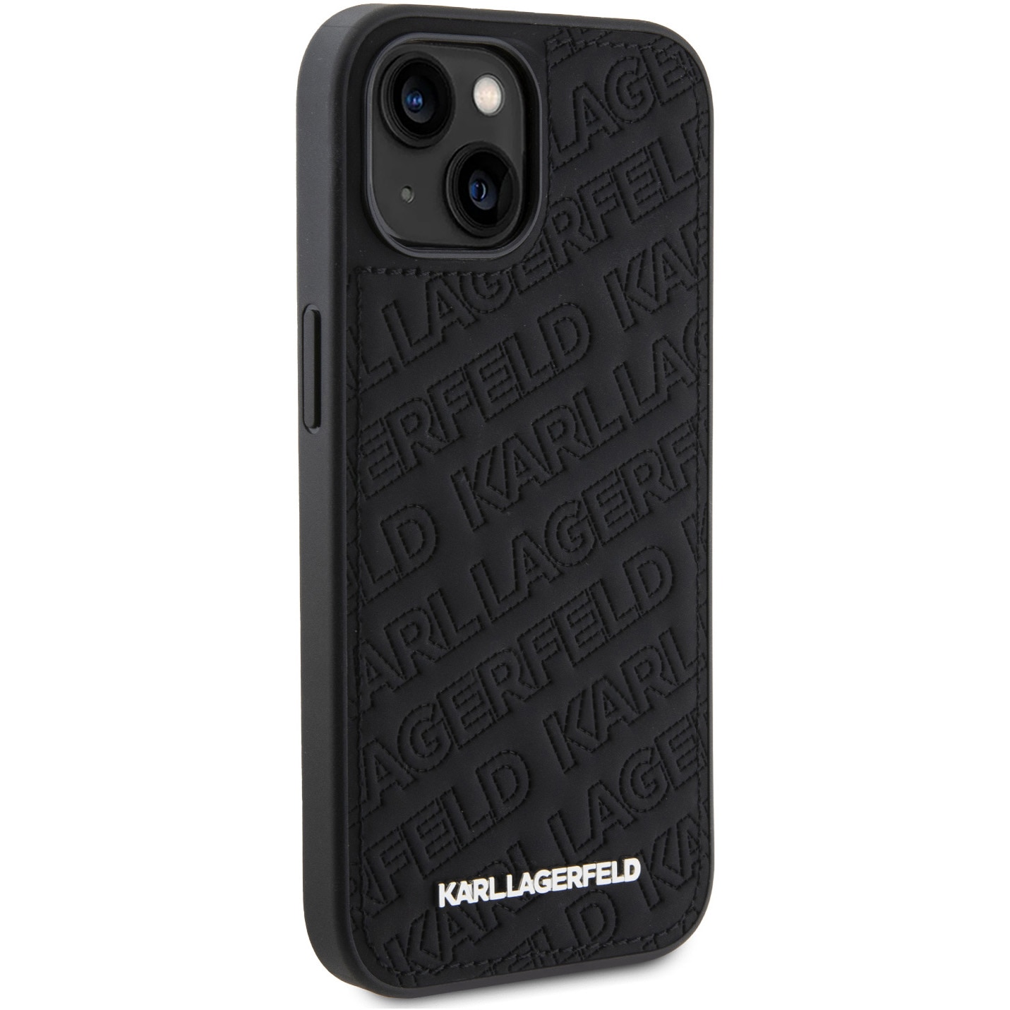 Husa de protectie Cover Karl Lagerfeld PU Quilted Pattern pentru iPhone 15, Negru
