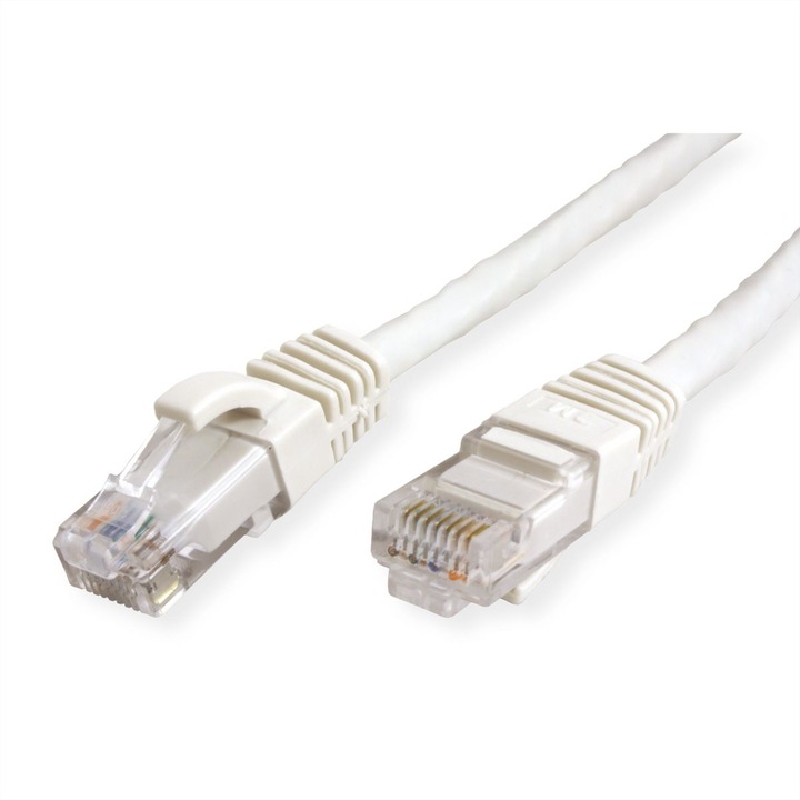 Patch Cord utp spacer, cat6, cupru-aluminiu, 3m alb