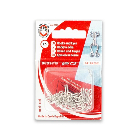 Capse mos si baba, Koh-I-Noor, (13+12mm) ,Nichel, Argintiu, 10 buc ...