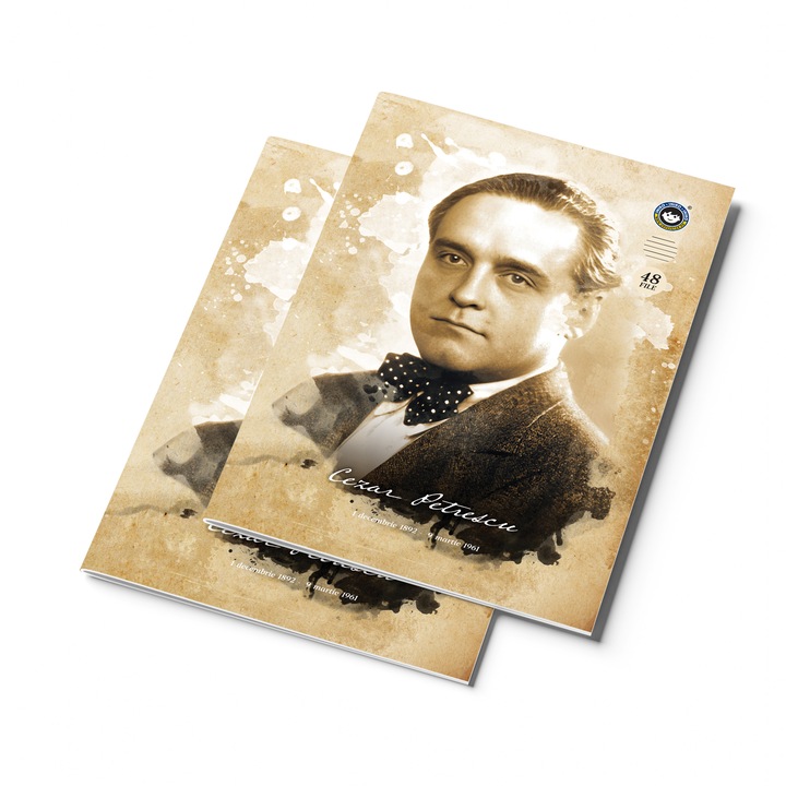 Pachet 2 x Caiet A4 dictando, 48 file, Cezar Petrescu by INIKO PREMIUM