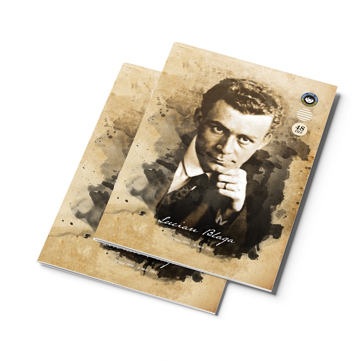 Pachet 2 x Caiet A4 dictando, 48 file, Lucian Blaga by INIKO PREMIUM