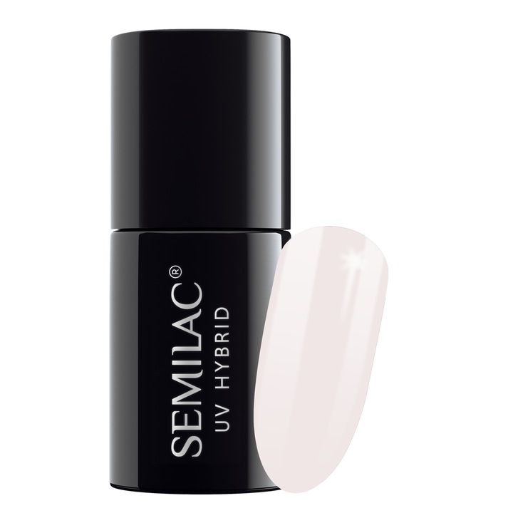 Oja de unghii, Semilac, UV 051, French Beige Milk, 7 ml