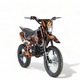 Motocicleta cross copii KXD 125cc, DB 609 Pro, 4T, roti 17"/14", E+K E-Starter, culoare negru/portocaliu cu far