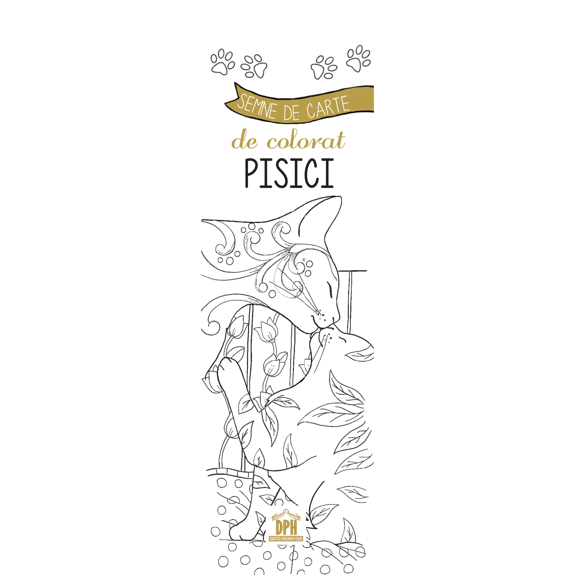 Semne de carte de colorat - Pisici, Didactica Publishing House - eMAG.ro