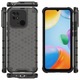 Honeycomb Hybrid капак, съвместим с Xiaomi Redmi 10C, удароустойчив, защита на ъглите, черен