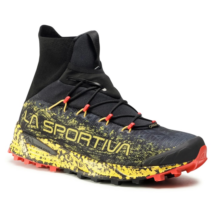 Pantofi sport pentru barbati, La Sportiva, Uragano, Negru / Galben, Negru