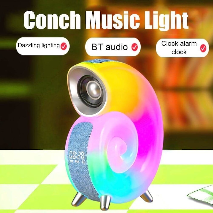 Lampa de veghe, Plastic, difuzor Bluetooth