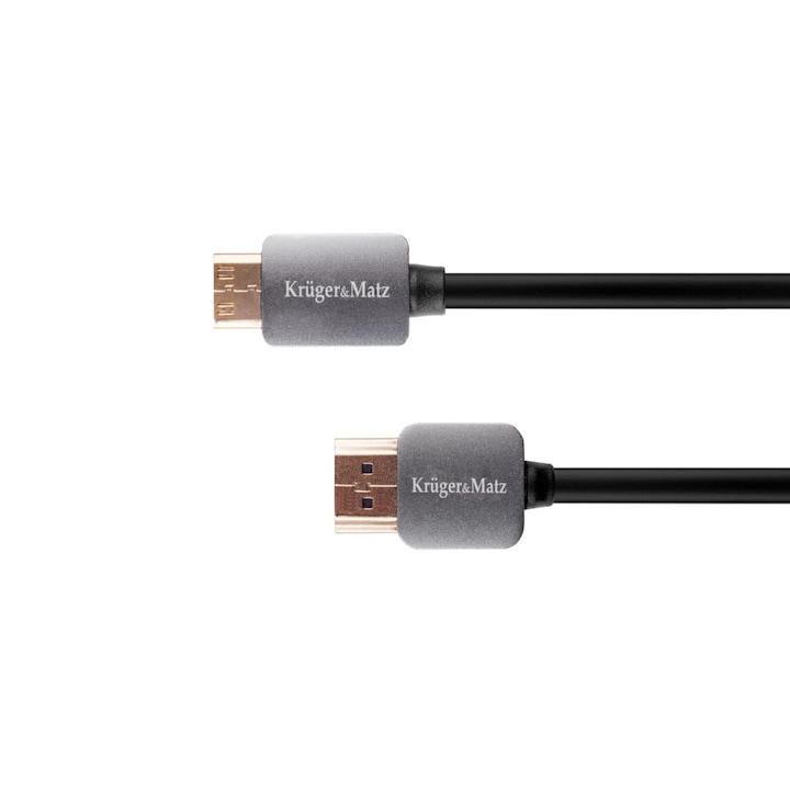 Cablu HDMI - Mini HDMI, Kruger&Matz, 1.8m, Negru