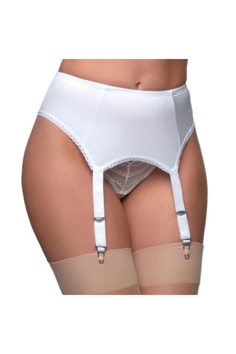 Дамски жартиер, WildFashion, Полиамид, 1517г, Бял