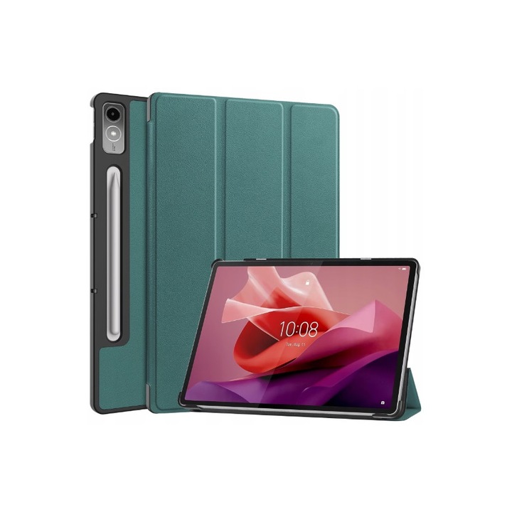 Husa DDOLI ® pentru tableta Lenovo Tab P12, 12.7 inch, Verde
