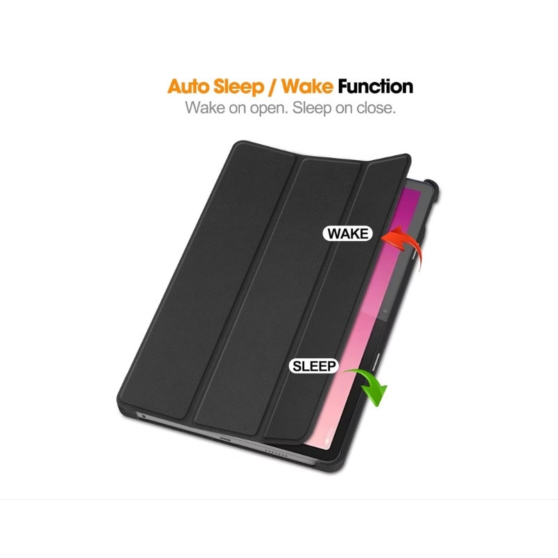 Husa DDOLI ® pentru tableta Lenovo Tab P12, 12.7 inch, Negru