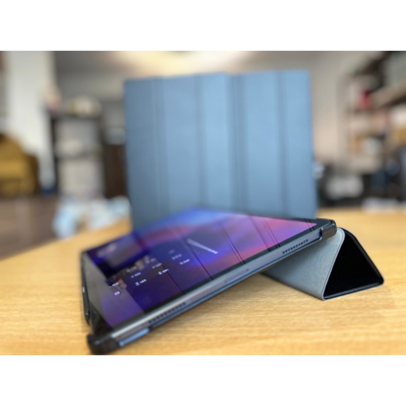 Husa DDOLI ® pentru tableta Lenovo Tab P12, 12.7 inch, Negru