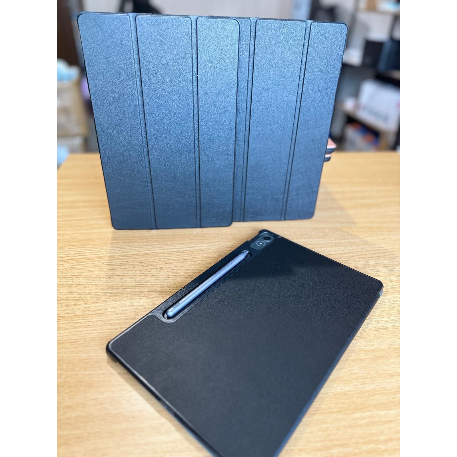Husa DDOLI ® pentru tableta Lenovo Tab P12, 12.7 inch, Negru