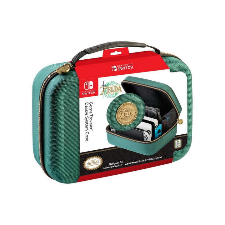Husa The Legend Of Zelda Tears Of The Kingdom Deluxe System Green (oled) Nintendo Switch
