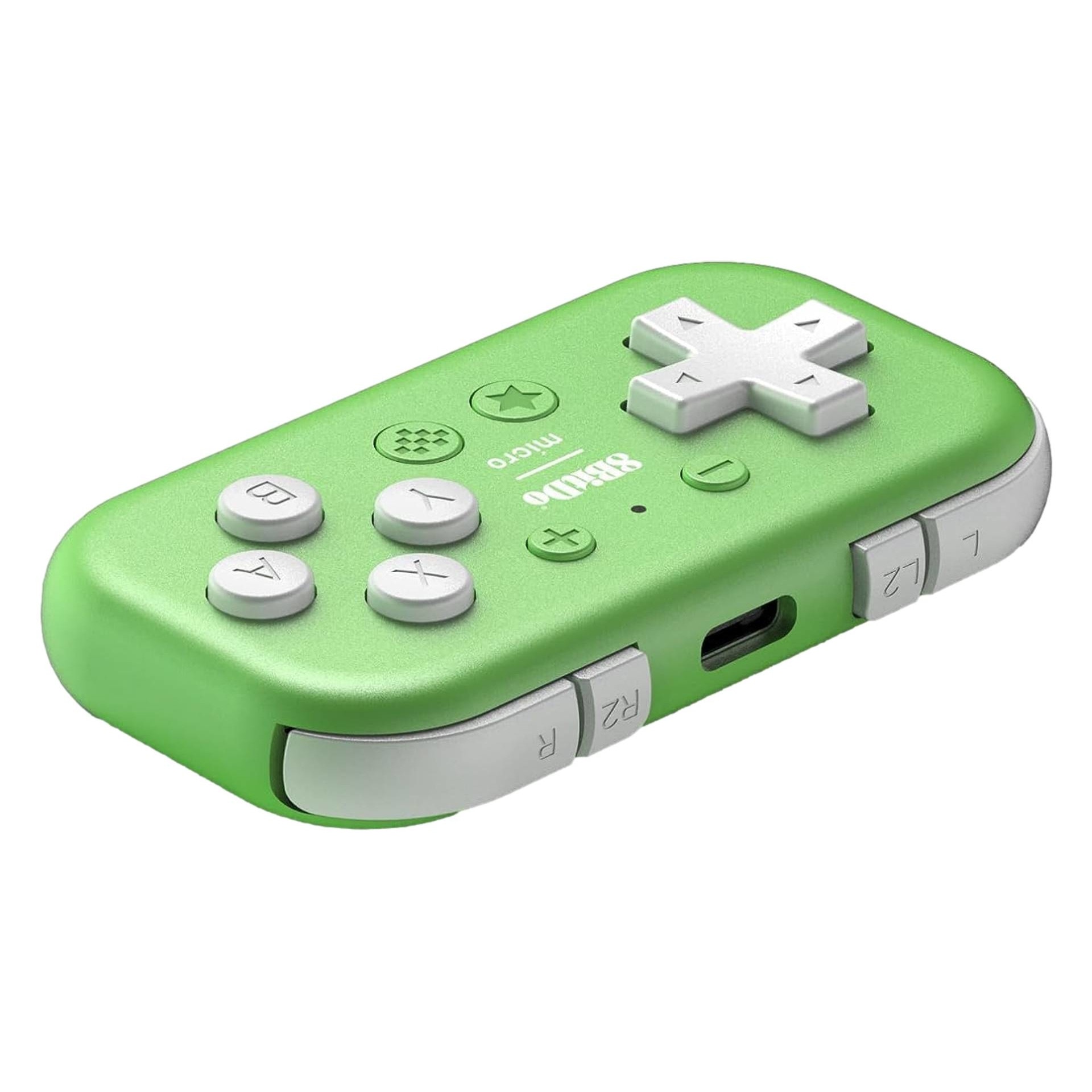 Controller 8bitdo Micro Bluetooth Green - eMAG.ro