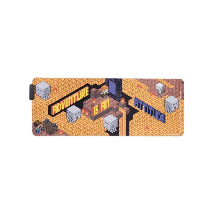 Подложка за мишка Minecraft Light Up PC