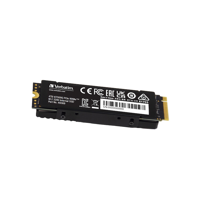 Solid State Drive (SSD) Verbatim Vi7000G, 4TB, PCIe Gen.4 NVMe, M.2