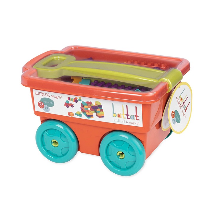 Blocuri de construit in carucior portocaliu − Arhitect Battat