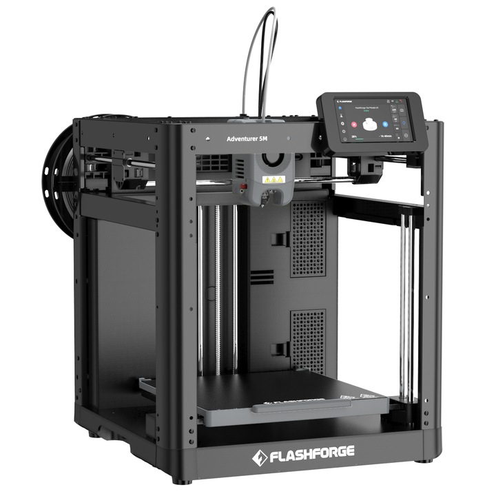 3D принтер Flashforge Adventurer 5M, 600 mm/s, 220 x 220 x 220 mm, самокалибриране