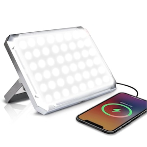 Skandika Kiruna Lanterna Da Campeggio Retrò Con Power Bank 5000 MAh | Luce LED Dimmerabile Bianca Calda/Fredda 370 Lumen