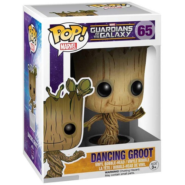 Figurina Funko Pop - Groot care danseaza, Marvel, 12cm