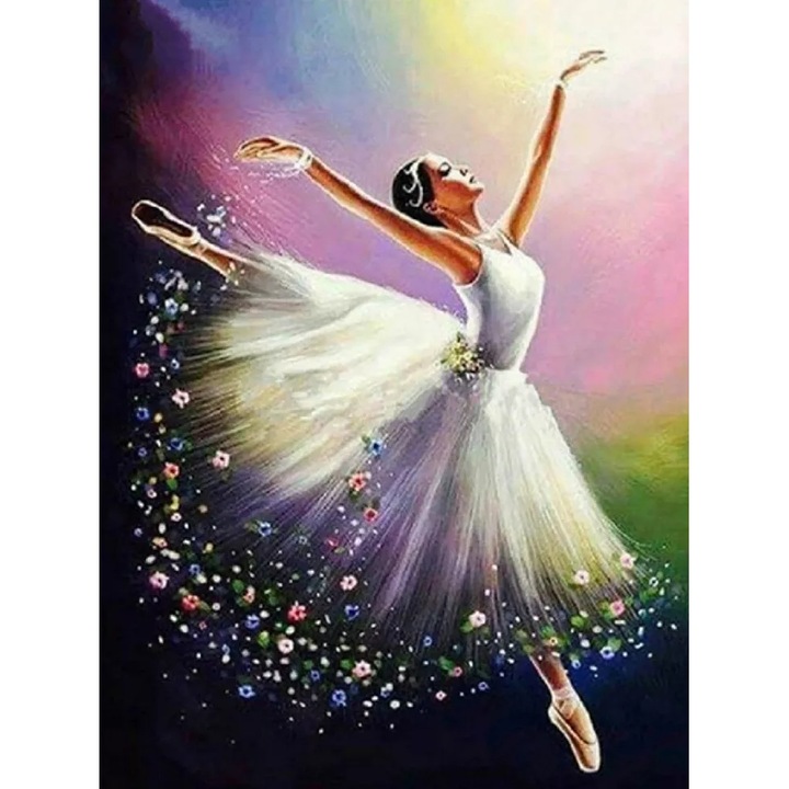 Set de artizanat, XYZ, Balerina, 30x40 cm, Multicolor