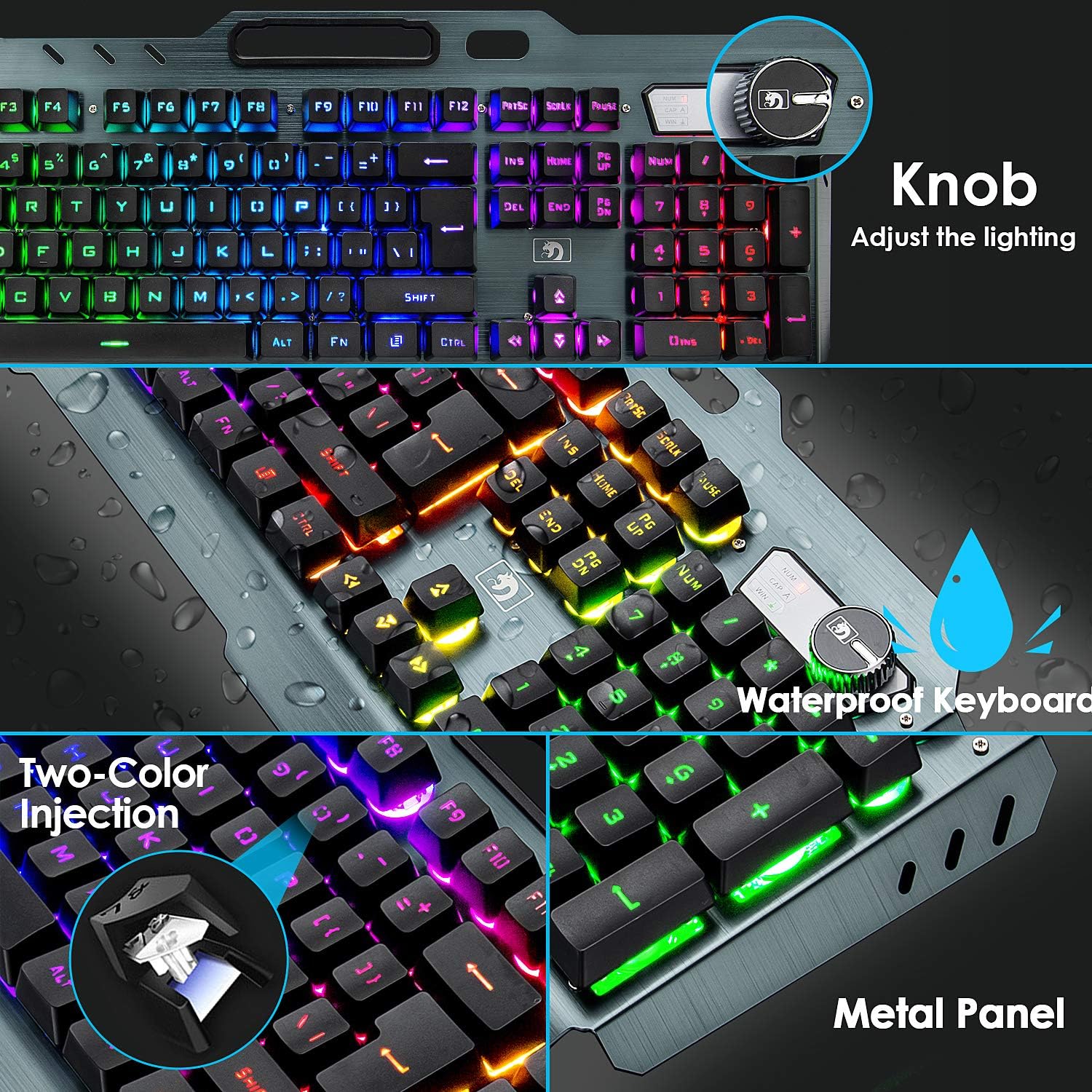 Set Tastatura Si Mouse Pentru Jocuri Reincarcabil G Fara Fir