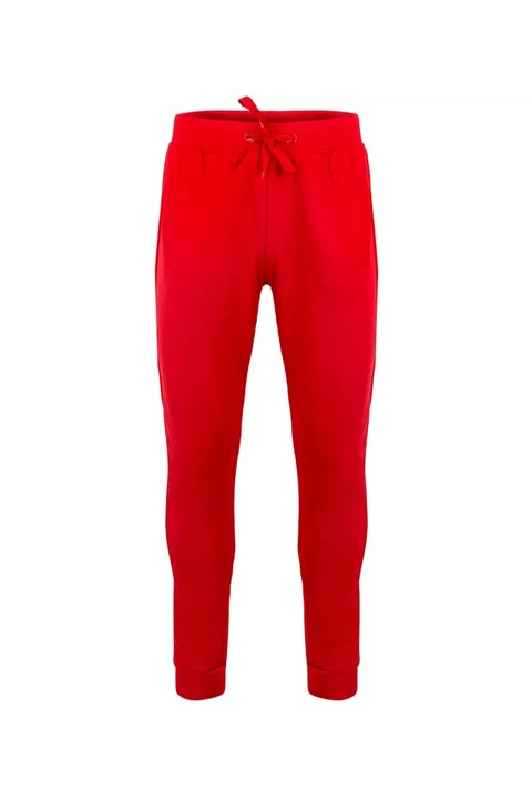 Pantaloni de trening pentru barbati, Agrafka, model 68X, din bumbac, Rosu, Rosu