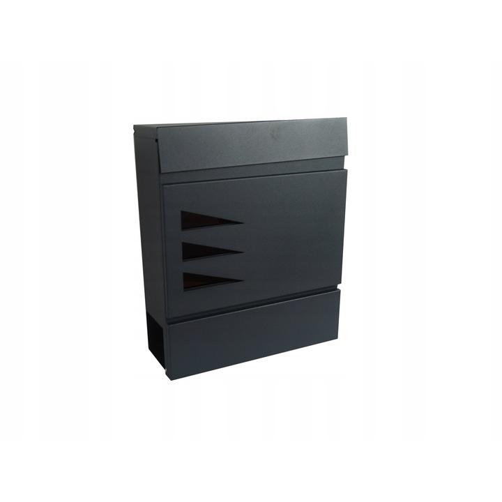 Cutie postala, Otel galvanizat, 31 x 37 x 12 cm, Antracit