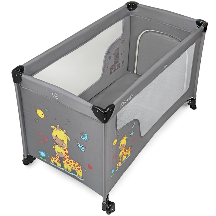 Кошара за пътуване, Piccolo, Полиестер, Сиво