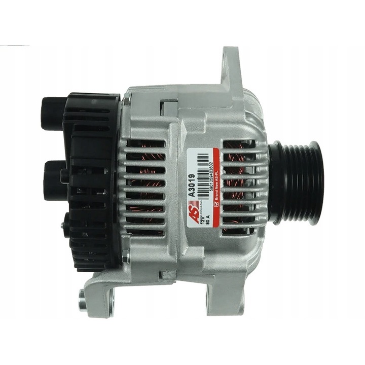 Generátor AS-PL A3019, 12V, 80A, 52,5x27x69mm