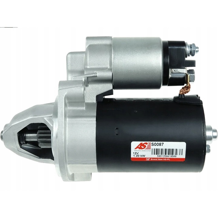 Önindító autó AS-PL S0087, 12V, 1.2kW, 82.5x26mm