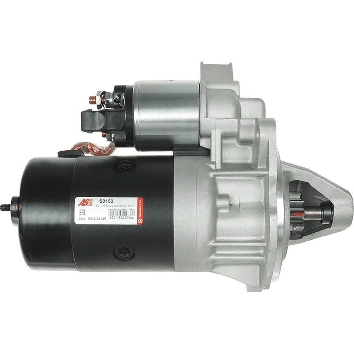 Önindító AS-PL S0153, 2,3 kW, 12 V, 3 rögzítési furat, 110x27 mm