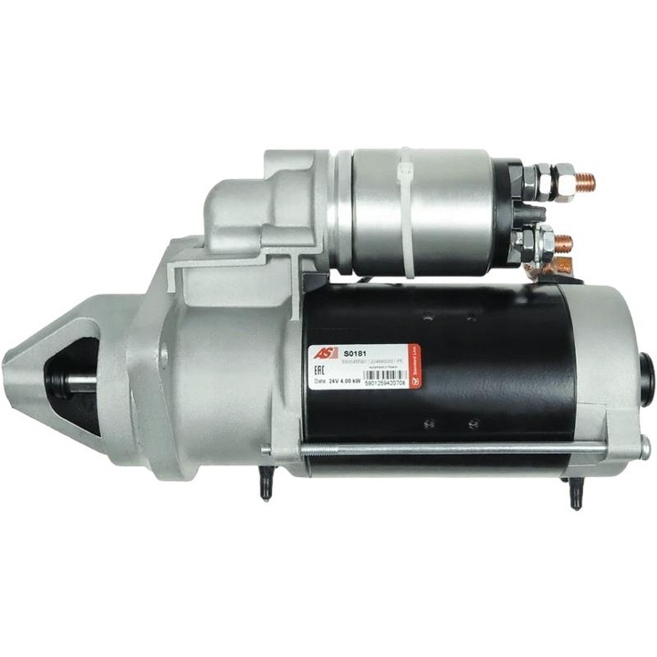 Indító AS-PL S0181, 4kW, 24V, 10 fogas, 89x28mm