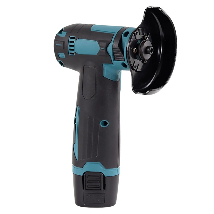 Unghiular, 12V, 800W, 11000rpm, 100mm, 1 baterie, albastru