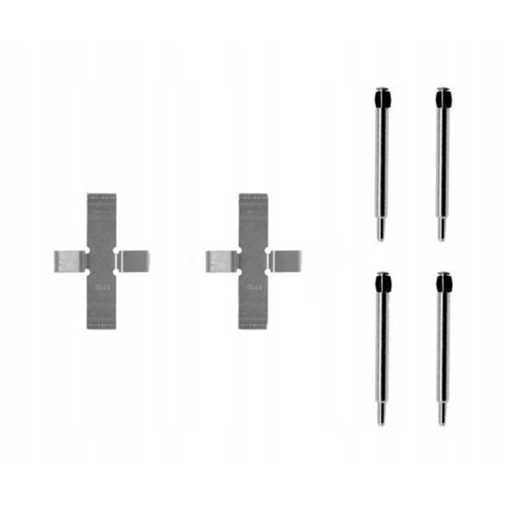 Set accesorii placute frana 13.0460-0029.2, Ate, Argintiu