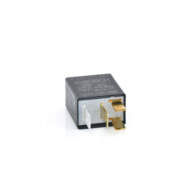 Relé, Bosch, 0 332 011 007, fekete
