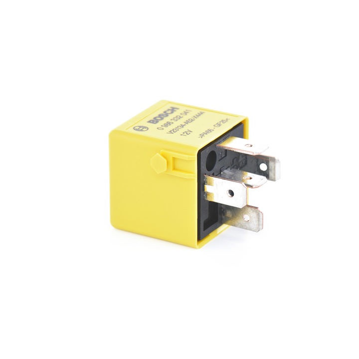 Munkaáram relé, BOSCH, 0 986 332 041, sárga