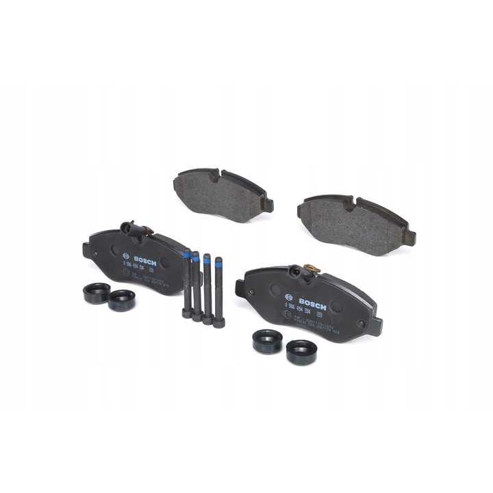 Fékbetétek, Bosch, Beépített érzékelővel, 20,8x163,1x67,1 mm